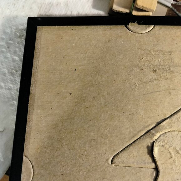 Black Gold Metal Frame 5x7 photo Modern Contemporary Wall Mount - Picture 5 of 6